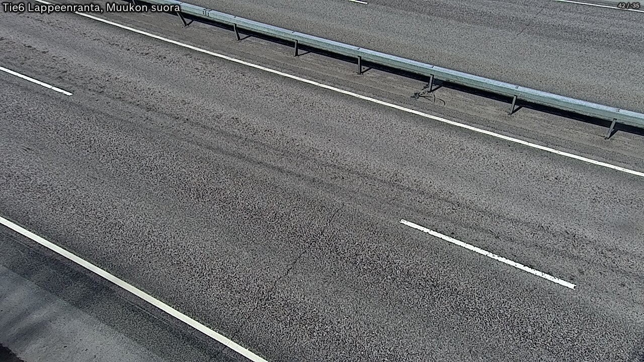 Weather Camera Image Tie 6 Villmanstrand, Muukko rakan, Lappeenranta, Etelä-Karjala