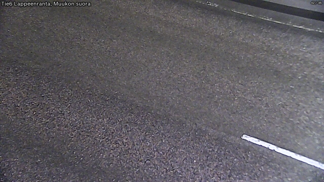 Weather Camera Image Road 6 Lappeenranta, Muukko straight, Lappeenranta, Etelä-Karjala