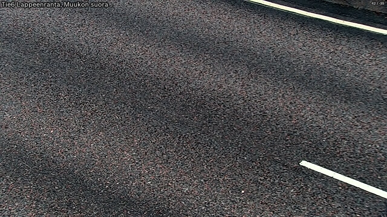 Weather Camera Image Road 6 Lappeenranta, Muukko straight, Lappeenranta, Etelä-Karjala