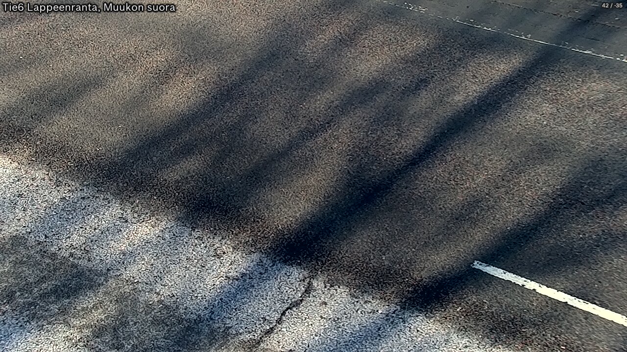 Weather Camera Image Road 6 Lappeenranta, Muukko straight, Lappeenranta, Etelä-Karjala