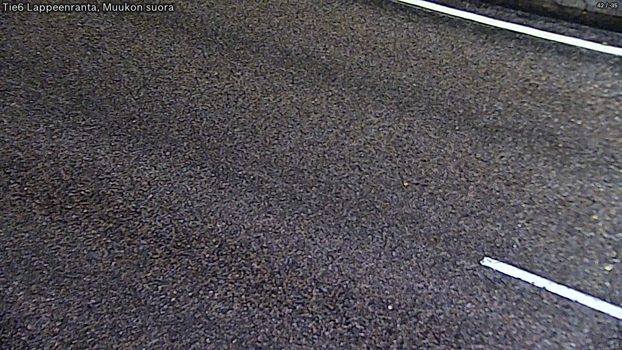 Weather Camera Image Tie 6 Villmanstrand, Muukko rakan, Lappeenranta, Etelä-Karjala