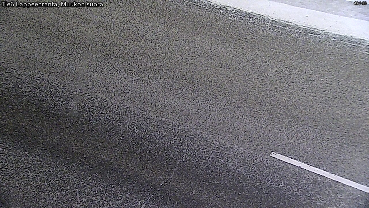 Weather Camera Image Tie 6 Villmanstrand, Muukko rakan, Lappeenranta, Etelä-Karjala