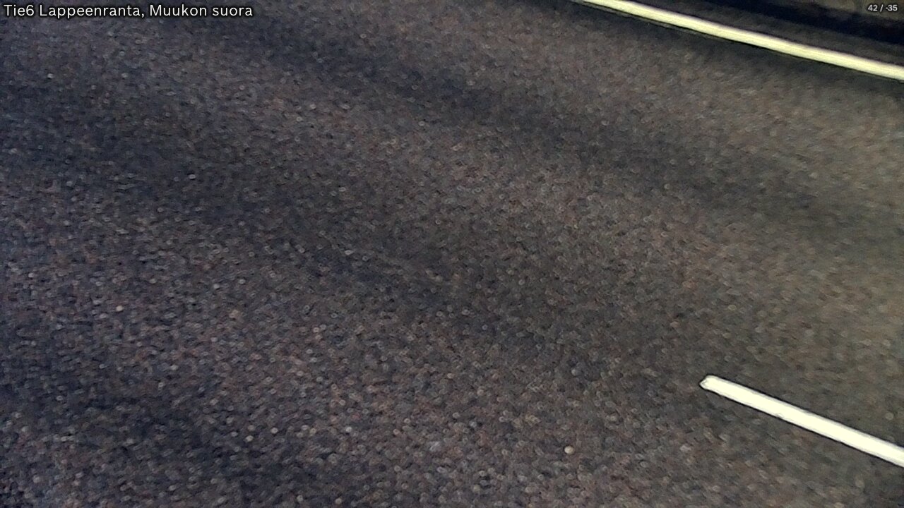 Weather Camera Image Road 6 Lappeenranta, Muukko straight, Lappeenranta, Etelä-Karjala