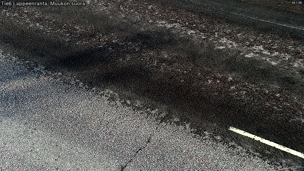 Weather Camera Image Road 6 Lappeenranta, Muukko straight, Lappeenranta, Etelä-Karjala