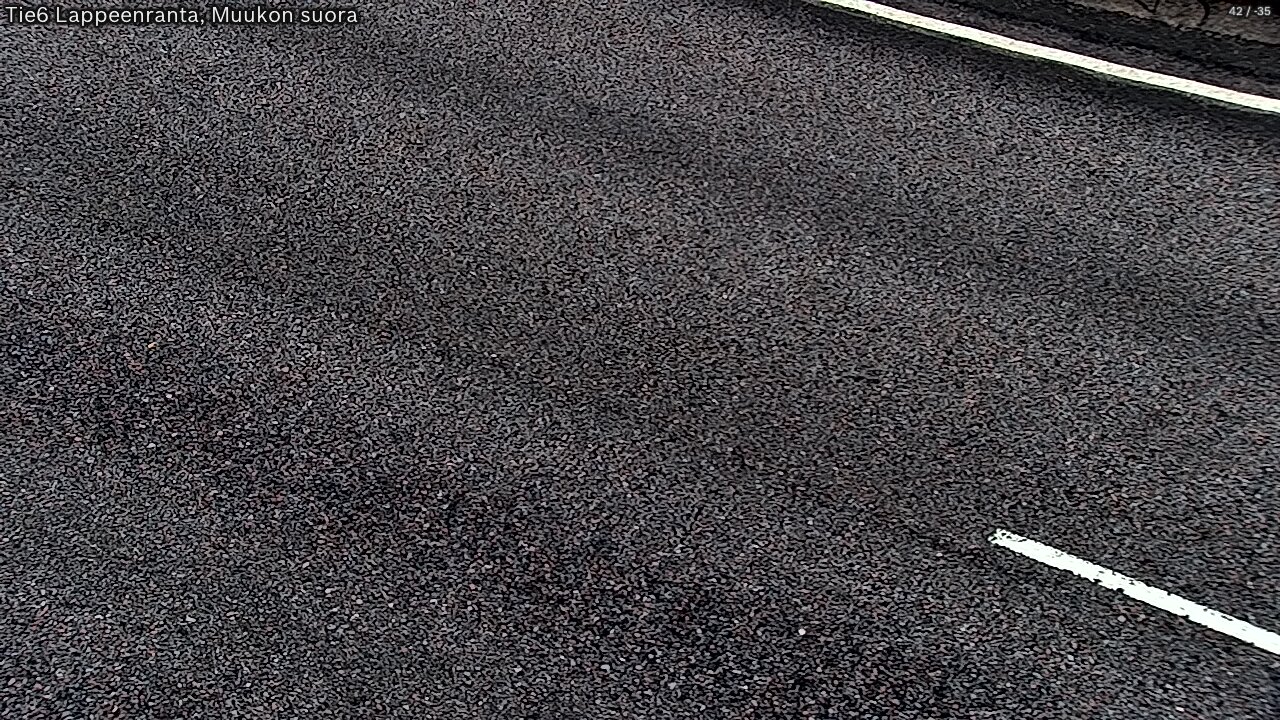 Weather Camera Image Tie 6 Villmanstrand, Muukko rakan, Lappeenranta, Etelä-Karjala