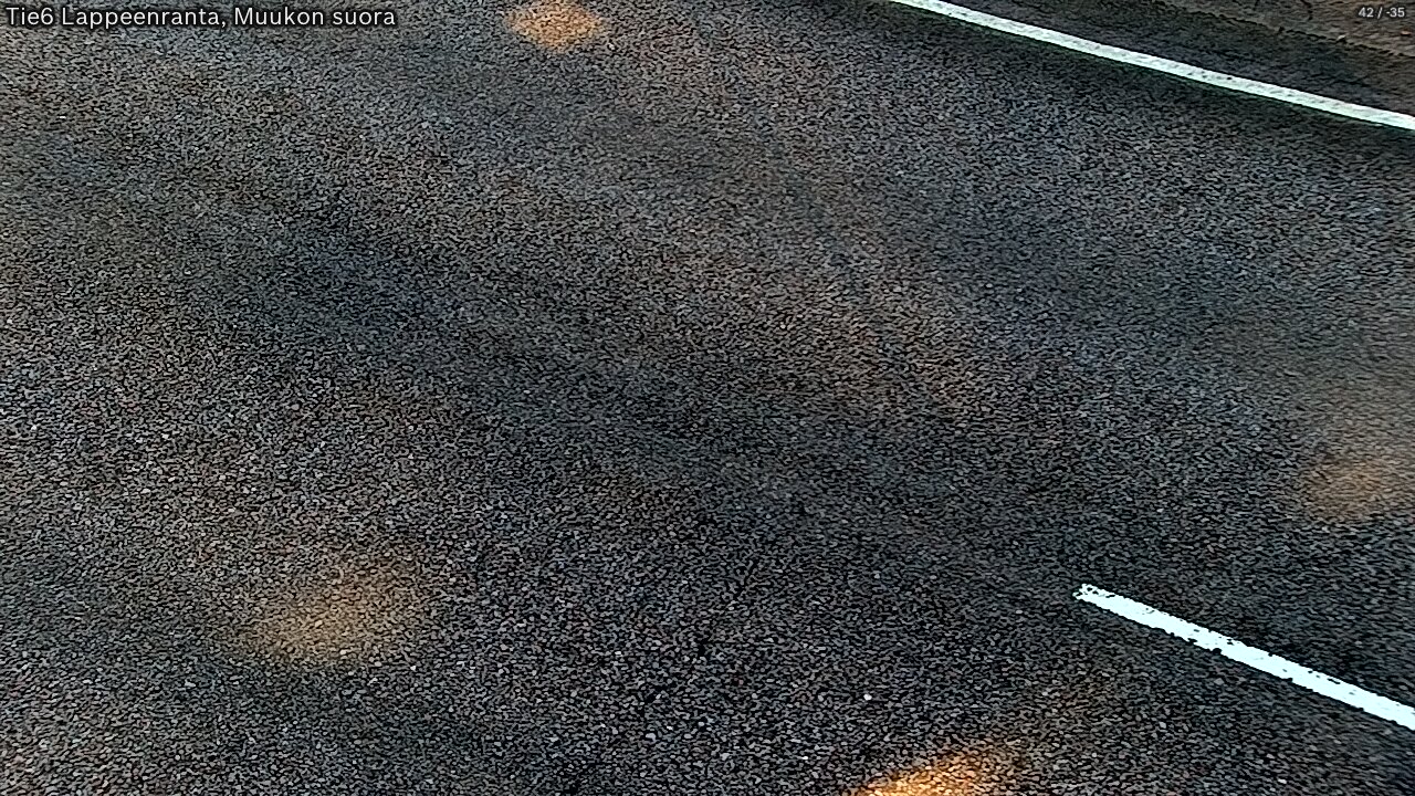 Weather Camera Image Tie 6 Villmanstrand, Muukko rakan, Lappeenranta, Etelä-Karjala