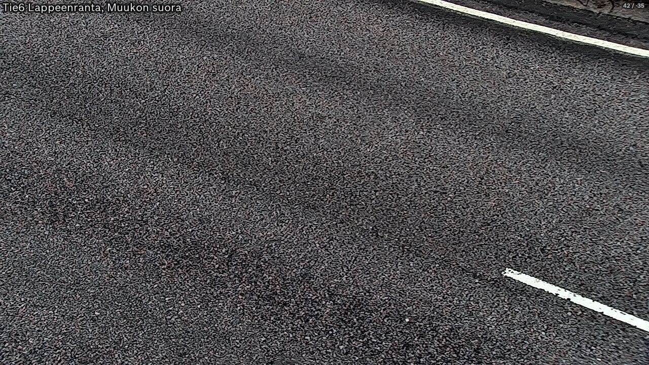 Weather Camera Image Tie 6 Villmanstrand, Muukko rakan, Lappeenranta, Etelä-Karjala