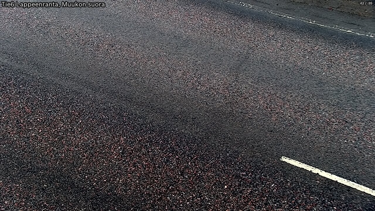 Weather Camera Image Road 6 Lappeenranta, Muukko straight, Lappeenranta, Etelä-Karjala