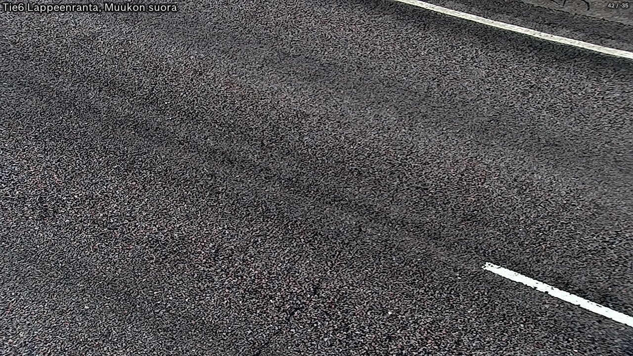 Weather Camera Image Tie 6 Villmanstrand, Muukko rakan, Lappeenranta, Etelä-Karjala