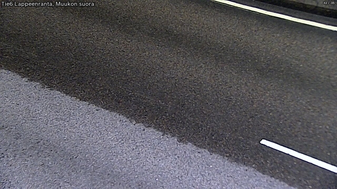Weather Camera Image Road 6 Lappeenranta, Muukko straight, Lappeenranta, Etelä-Karjala