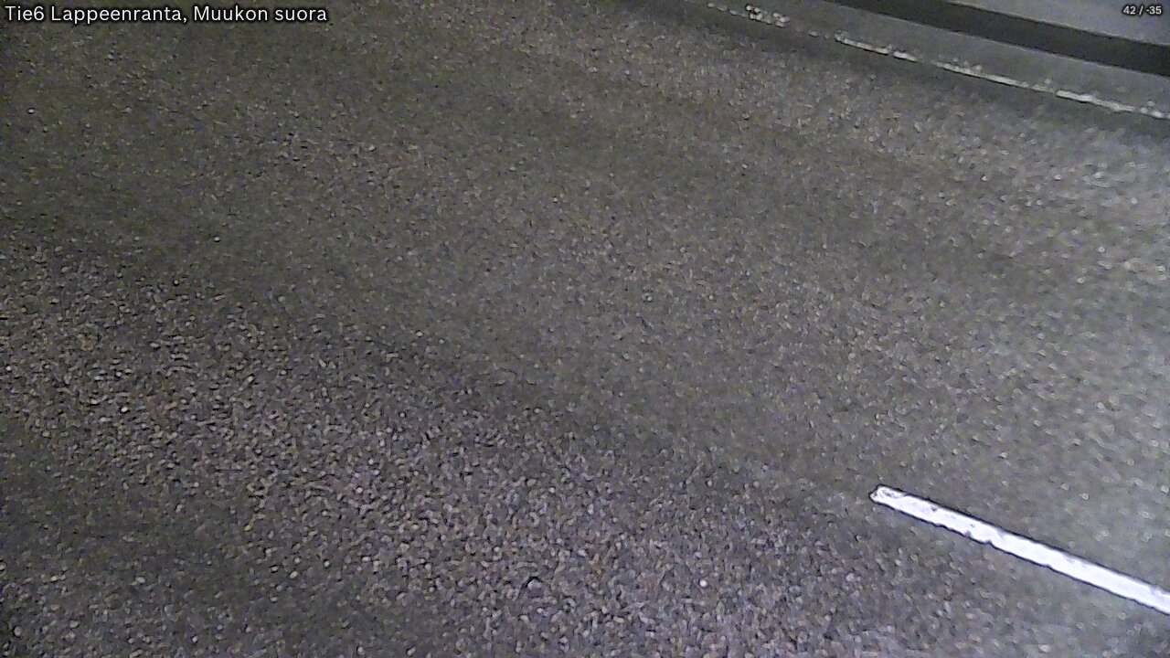 Weather Camera Image Road 6 Lappeenranta, Muukko straight, Lappeenranta, Etelä-Karjala