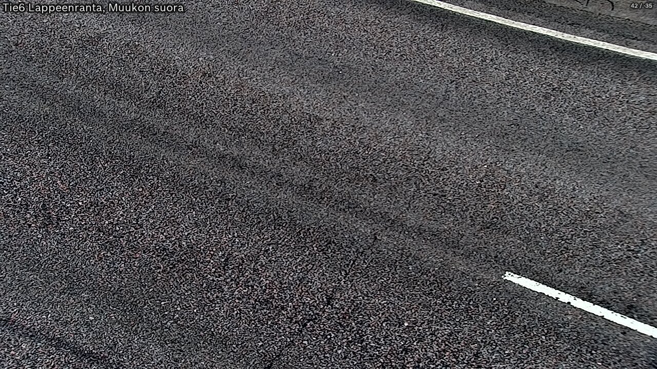 Weather Camera Image Tie 6 Villmanstrand, Muukko rakan, Lappeenranta, Etelä-Karjala
