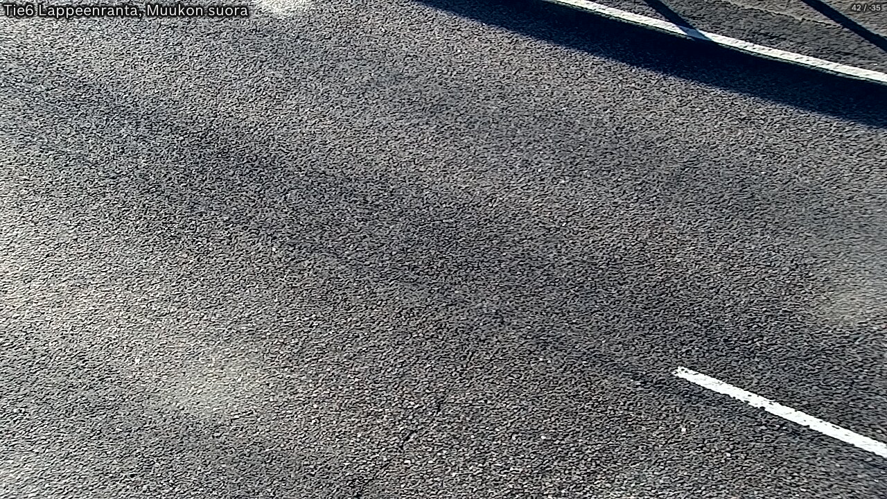 Weather Camera Image Tie 6 Villmanstrand, Muukko rakan, Lappeenranta, Etelä-Karjala