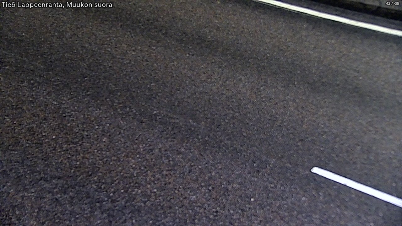 Weather Camera Image Road 6 Lappeenranta, Muukko straight, Lappeenranta, Etelä-Karjala