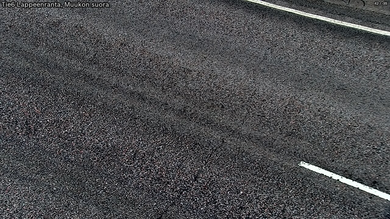 Weather Camera Image Tie 6 Villmanstrand, Muukko rakan, Lappeenranta, Etelä-Karjala