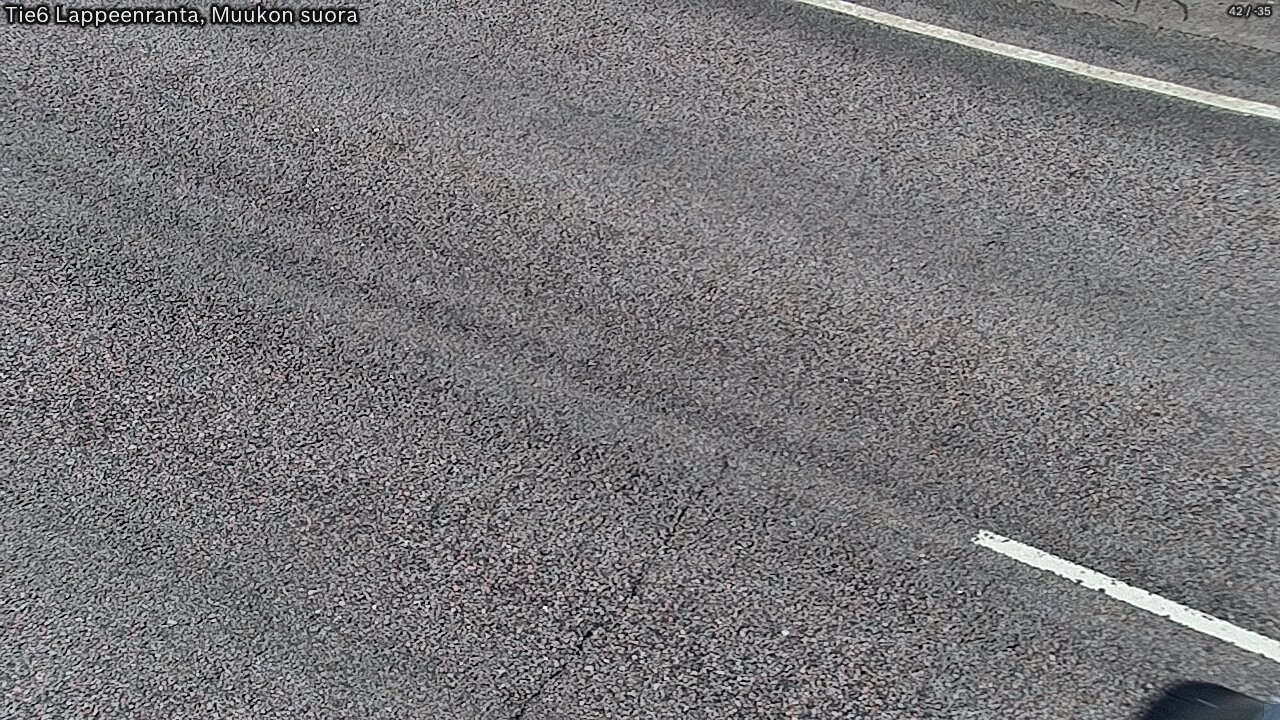 Weather Camera Image Tie 6 Villmanstrand, Muukko rakan, Lappeenranta, Etelä-Karjala