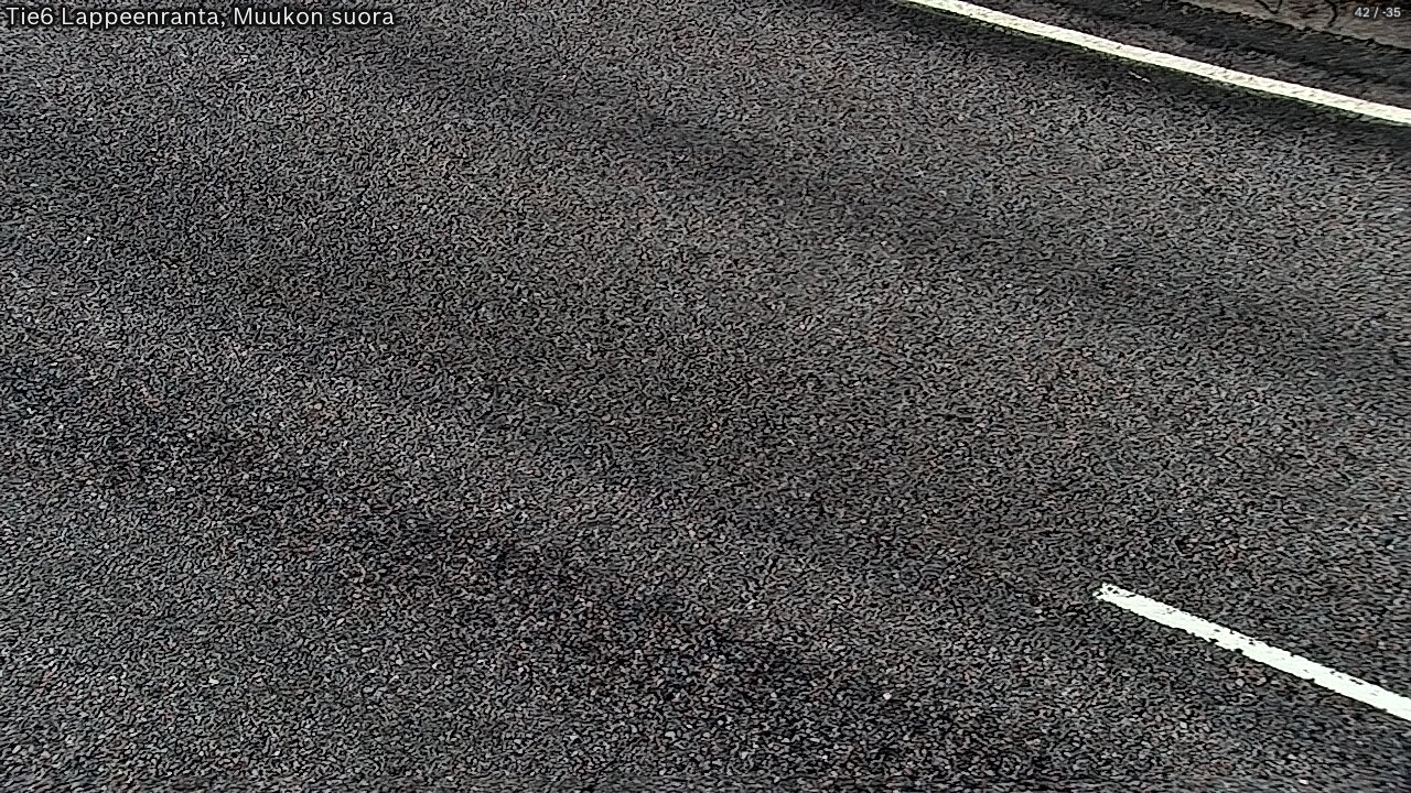 Weather Camera Image Tie 6 Villmanstrand, Muukko rakan, Lappeenranta, Etelä-Karjala