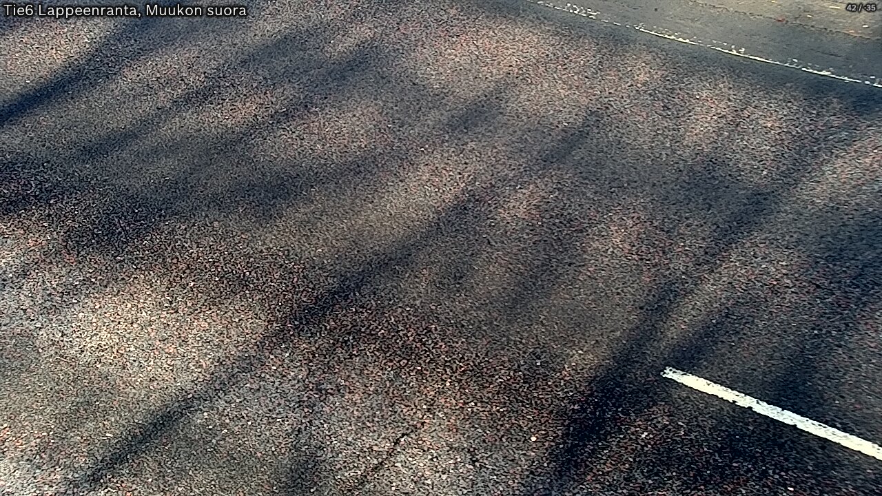 Weather Camera Image Road 6 Lappeenranta, Muukko straight, Lappeenranta, Etelä-Karjala