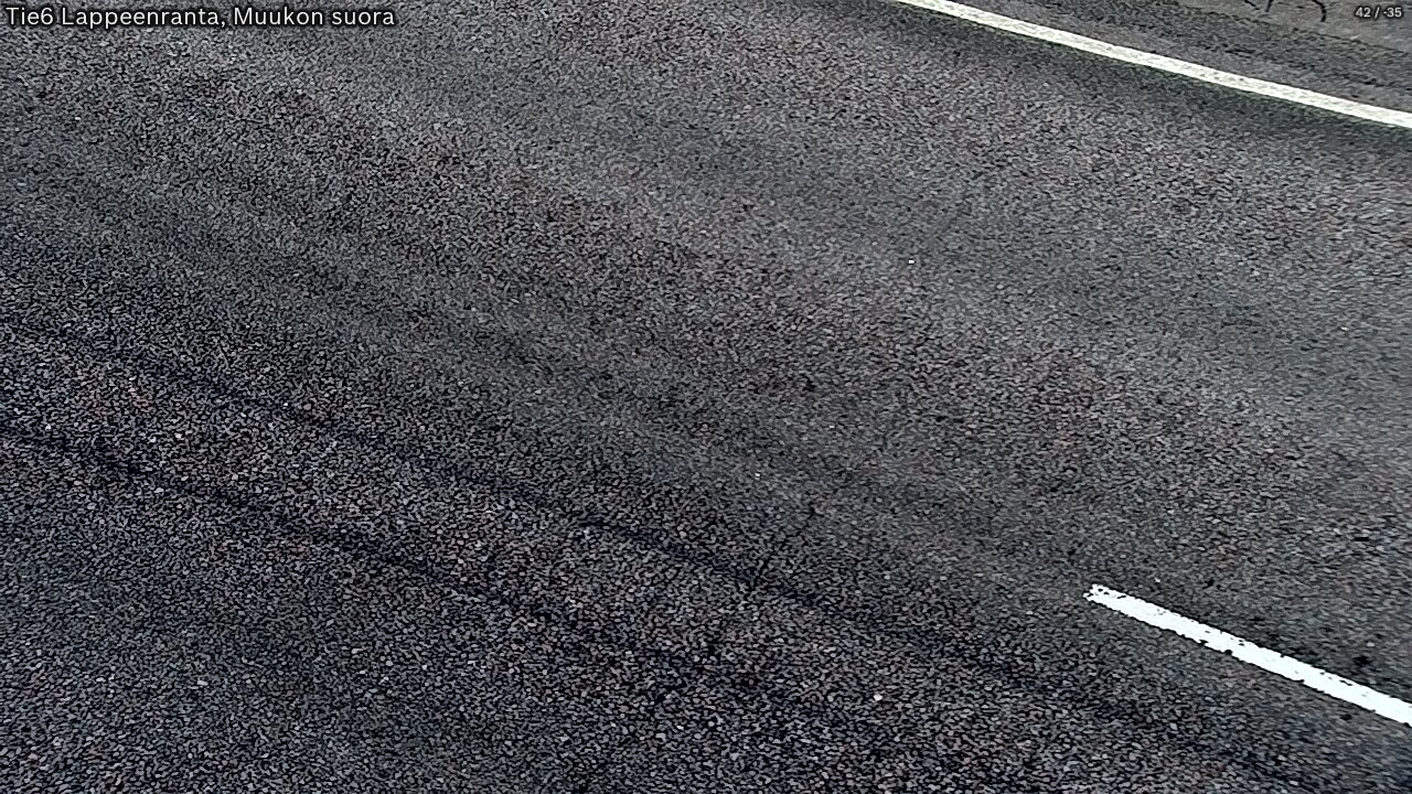Weather Camera Image Tie 6 Villmanstrand, Muukko rakan, Lappeenranta, Etelä-Karjala