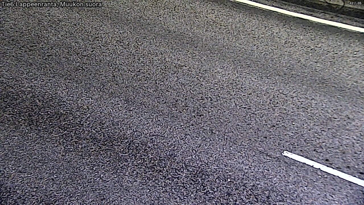 Weather Camera Image Tie 6 Villmanstrand, Muukko rakan, Lappeenranta, Etelä-Karjala