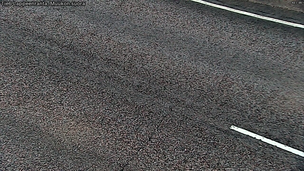 Weather Camera Image Tie 6 Villmanstrand, Muukko rakan, Lappeenranta, Etelä-Karjala