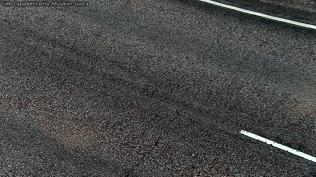 Weather Camera Image Tie 6 Villmanstrand, Muukko rakan, Lappeenranta, Etelä-Karjala