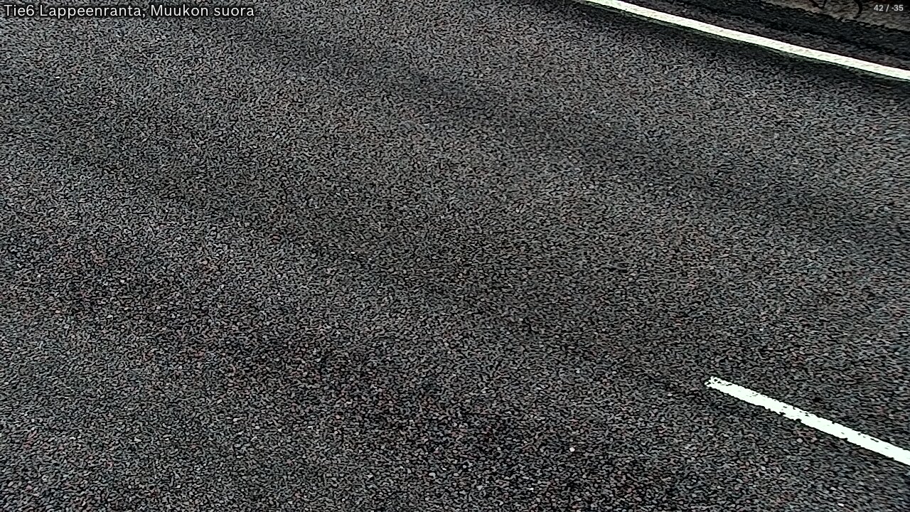Weather Camera Image Tie 6 Villmanstrand, Muukko rakan, Lappeenranta, Etelä-Karjala