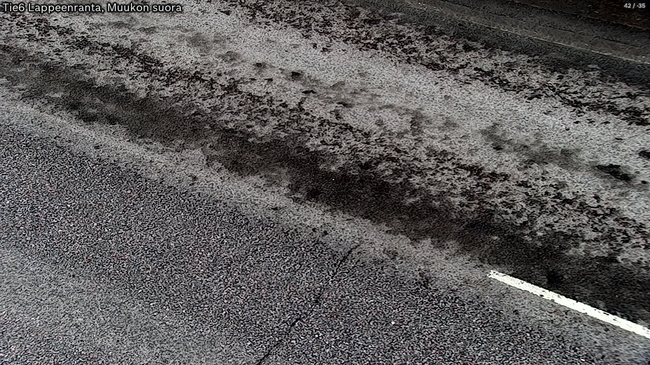 Weather Camera Image Road 6 Lappeenranta, Muukko straight, Lappeenranta, Etelä-Karjala