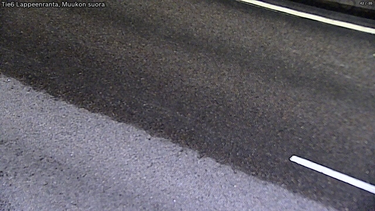 Weather Camera Image Road 6 Lappeenranta, Muukko straight, Lappeenranta, Etelä-Karjala