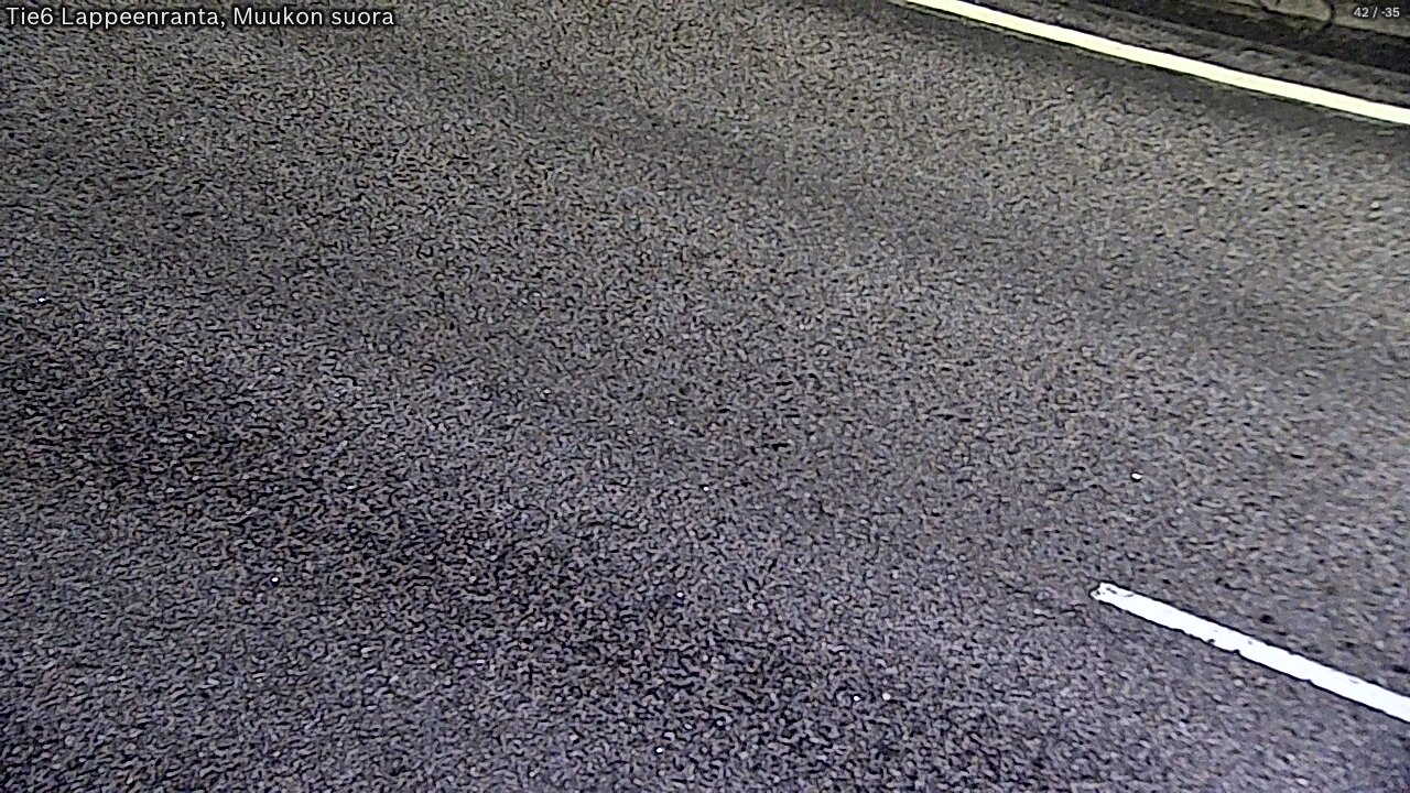 Weather Camera Image Tie 6 Villmanstrand, Muukko rakan, Lappeenranta, Etelä-Karjala