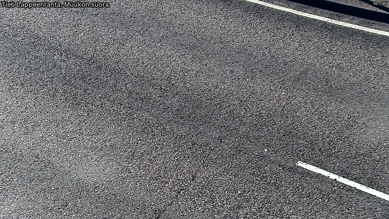Weather Camera Image Tie 6 Villmanstrand, Muukko rakan, Lappeenranta, Etelä-Karjala