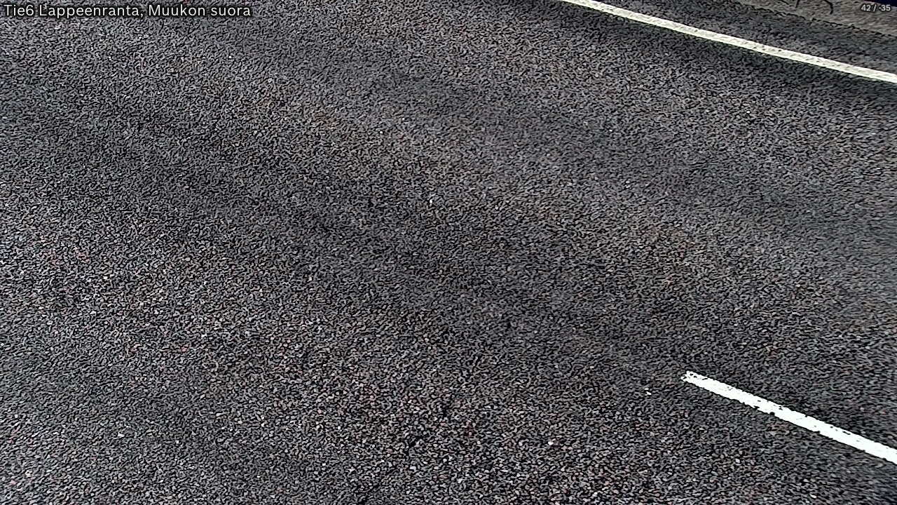 Weather Camera Image Tie 6 Villmanstrand, Muukko rakan, Lappeenranta, Etelä-Karjala