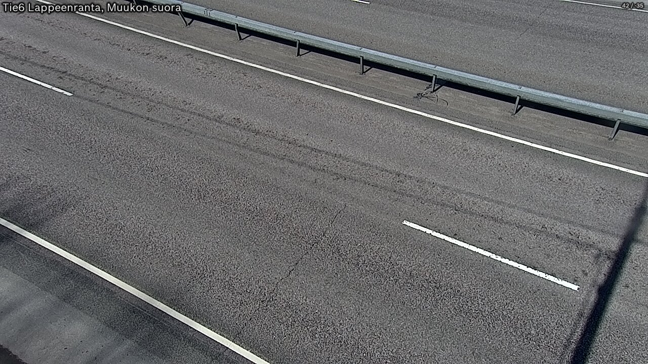 Weather Camera Image Tie 6 Villmanstrand, Muukko rakan, Lappeenranta, Etelä-Karjala