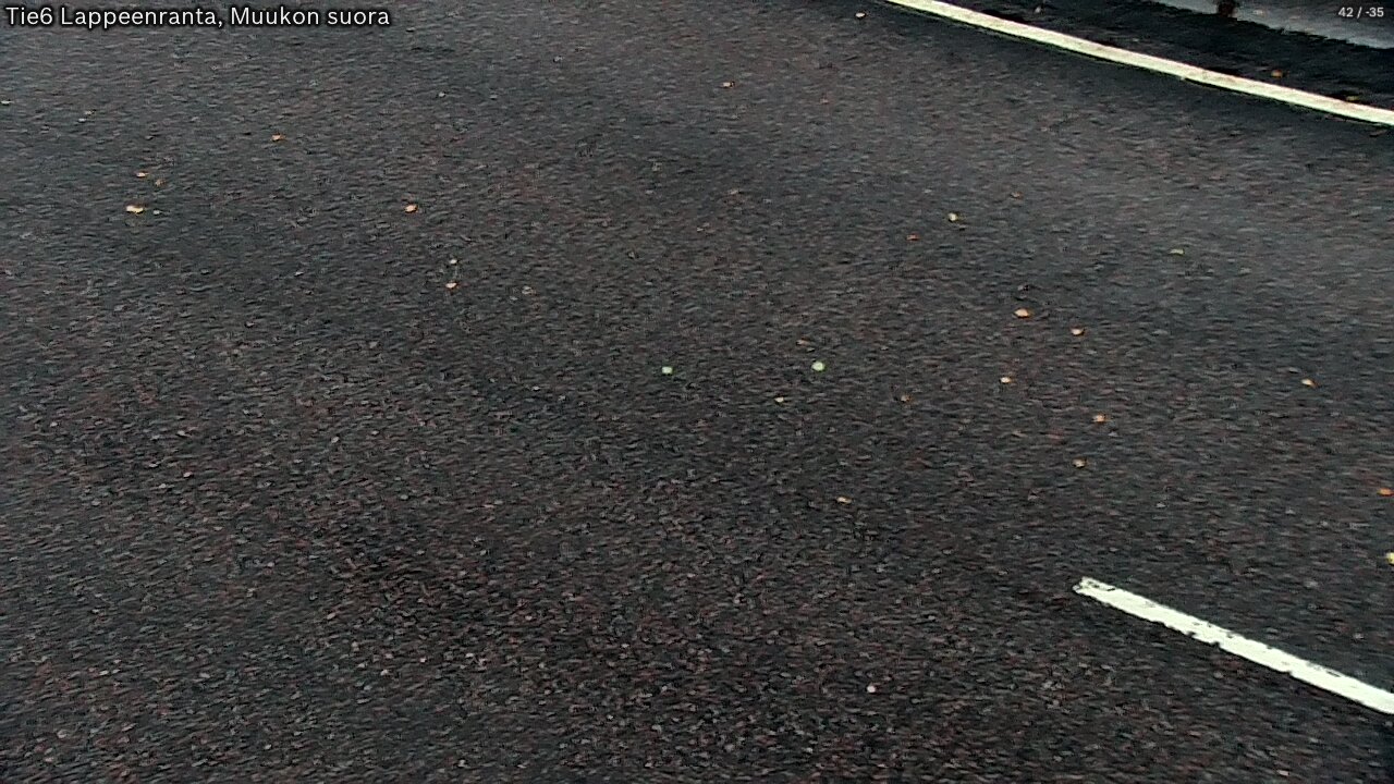 Weather Camera Image Tie 6 Villmanstrand, Muukko rakan, Lappeenranta, Etelä-Karjala