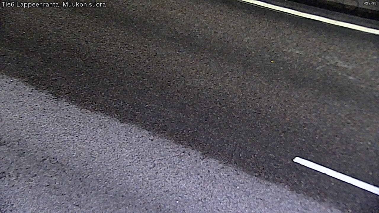 Weather Camera Image Road 6 Lappeenranta, Muukko straight, Lappeenranta, Etelä-Karjala
