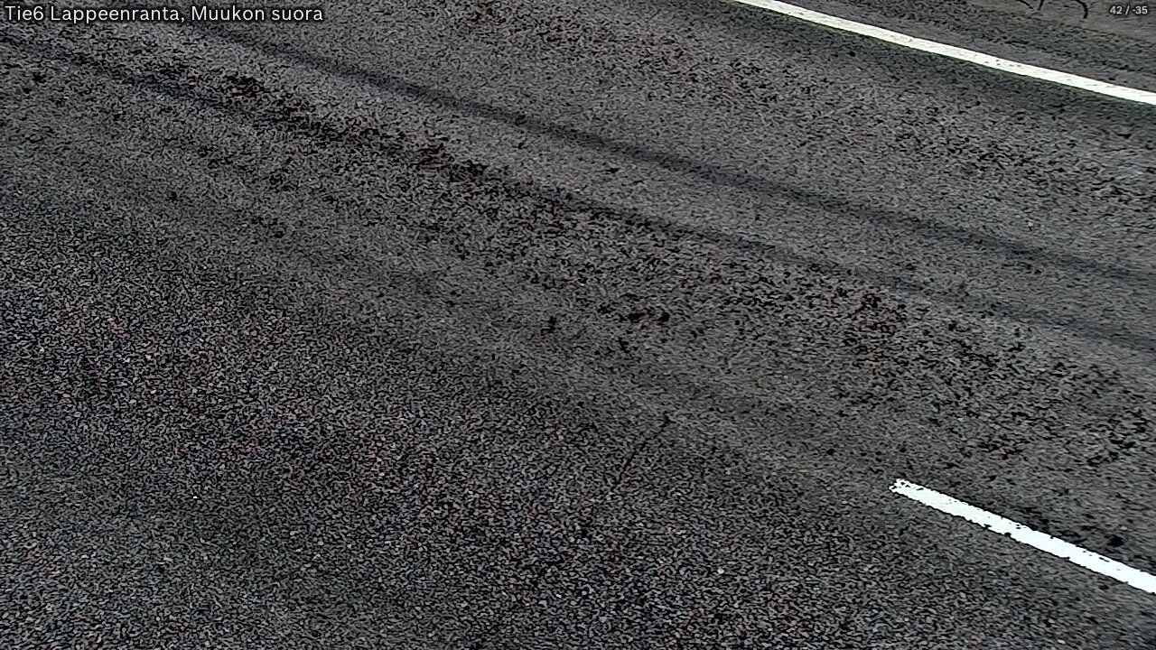Weather Camera Image Tie 6 Villmanstrand, Muukko rakan, Lappeenranta, Etelä-Karjala