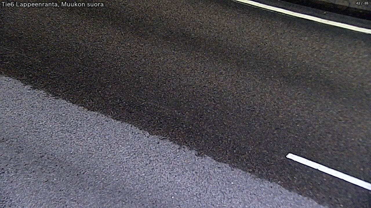 Weather Camera Image Road 6 Lappeenranta, Muukko straight, Lappeenranta, Etelä-Karjala