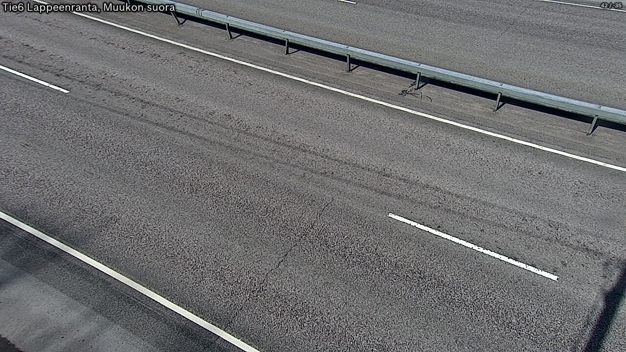 Weather Camera Image Tie 6 Villmanstrand, Muukko rakan, Lappeenranta, Etelä-Karjala