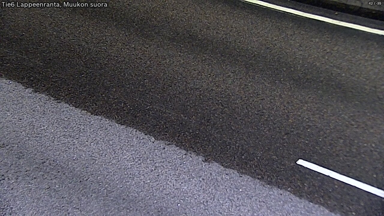 Weather Camera Image Road 6 Lappeenranta, Muukko straight, Lappeenranta, Etelä-Karjala