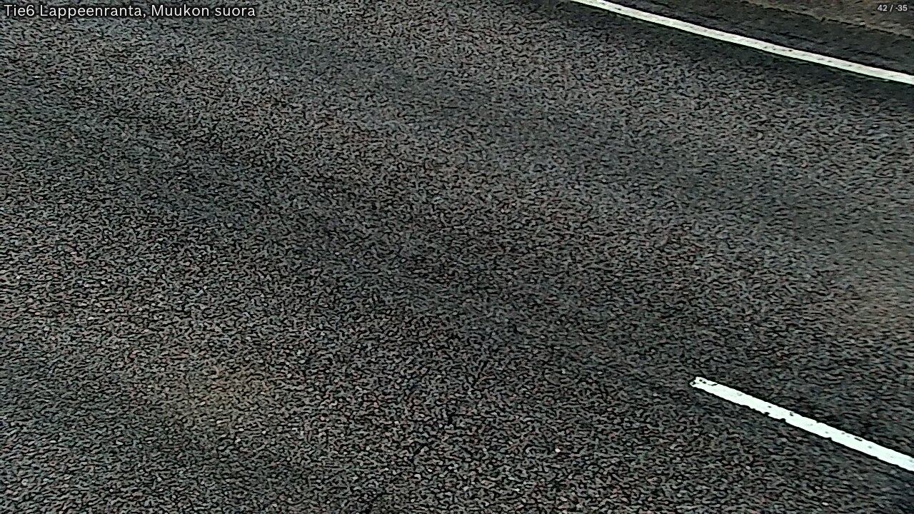 Weather Camera Image Tie 6 Villmanstrand, Muukko rakan, Lappeenranta, Etelä-Karjala