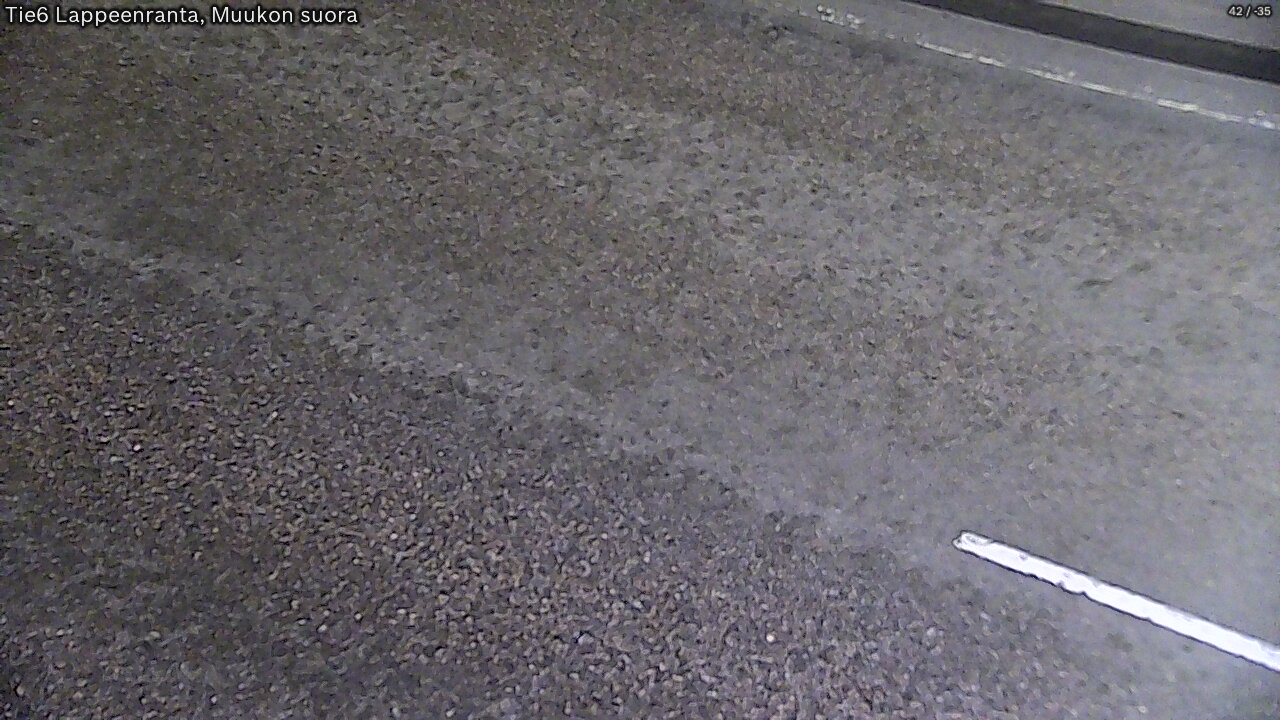 Weather Camera Image Road 6 Lappeenranta, Muukko straight, Lappeenranta, Etelä-Karjala