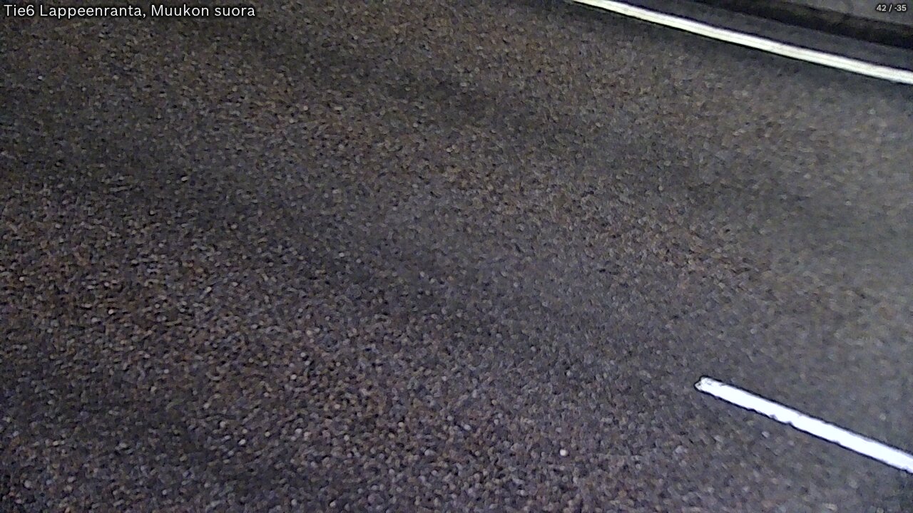 Weather Camera Image Tie 6 Villmanstrand, Muukko rakan, Lappeenranta, Etelä-Karjala