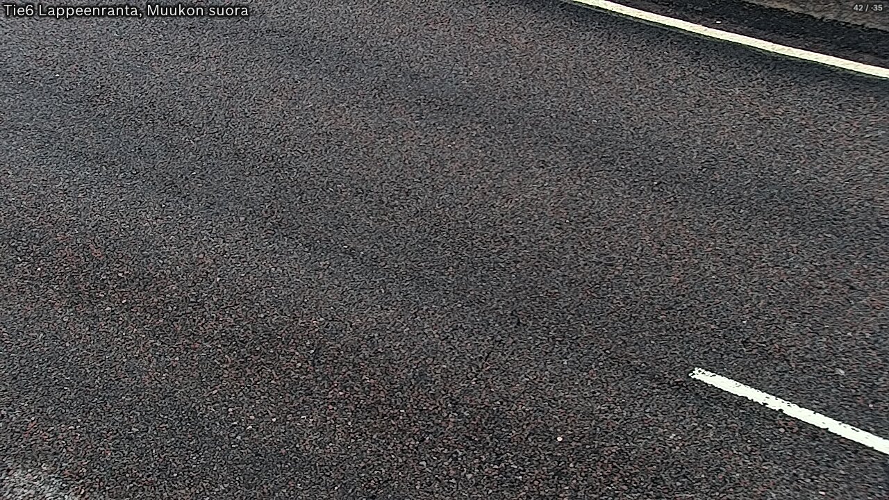Weather Camera Image Tie 6 Villmanstrand, Muukko rakan, Lappeenranta, Etelä-Karjala