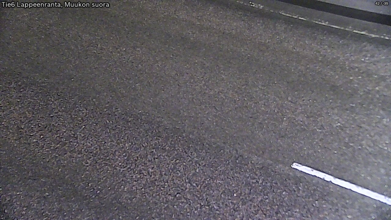 Weather Camera Image Road 6 Lappeenranta, Muukko straight, Lappeenranta, Etelä-Karjala