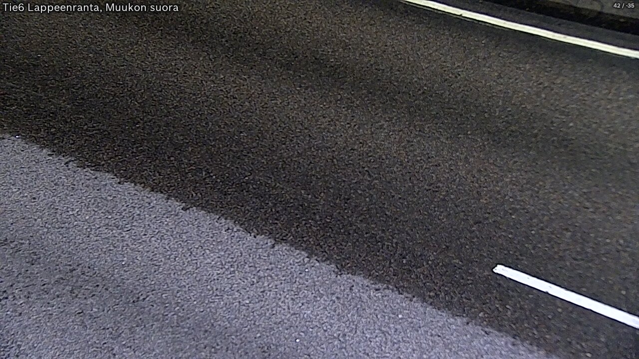 Weather Camera Image Road 6 Lappeenranta, Muukko straight, Lappeenranta, Etelä-Karjala