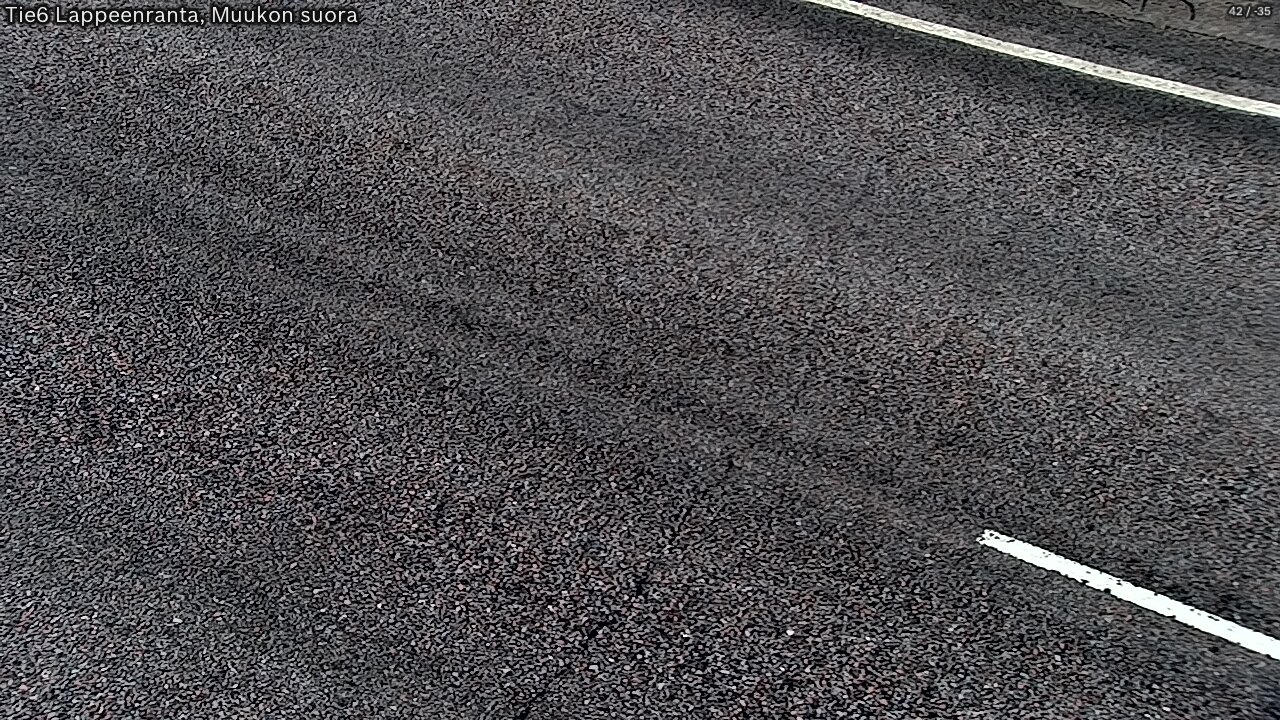 Weather Camera Image Tie 6 Villmanstrand, Muukko rakan, Lappeenranta, Etelä-Karjala