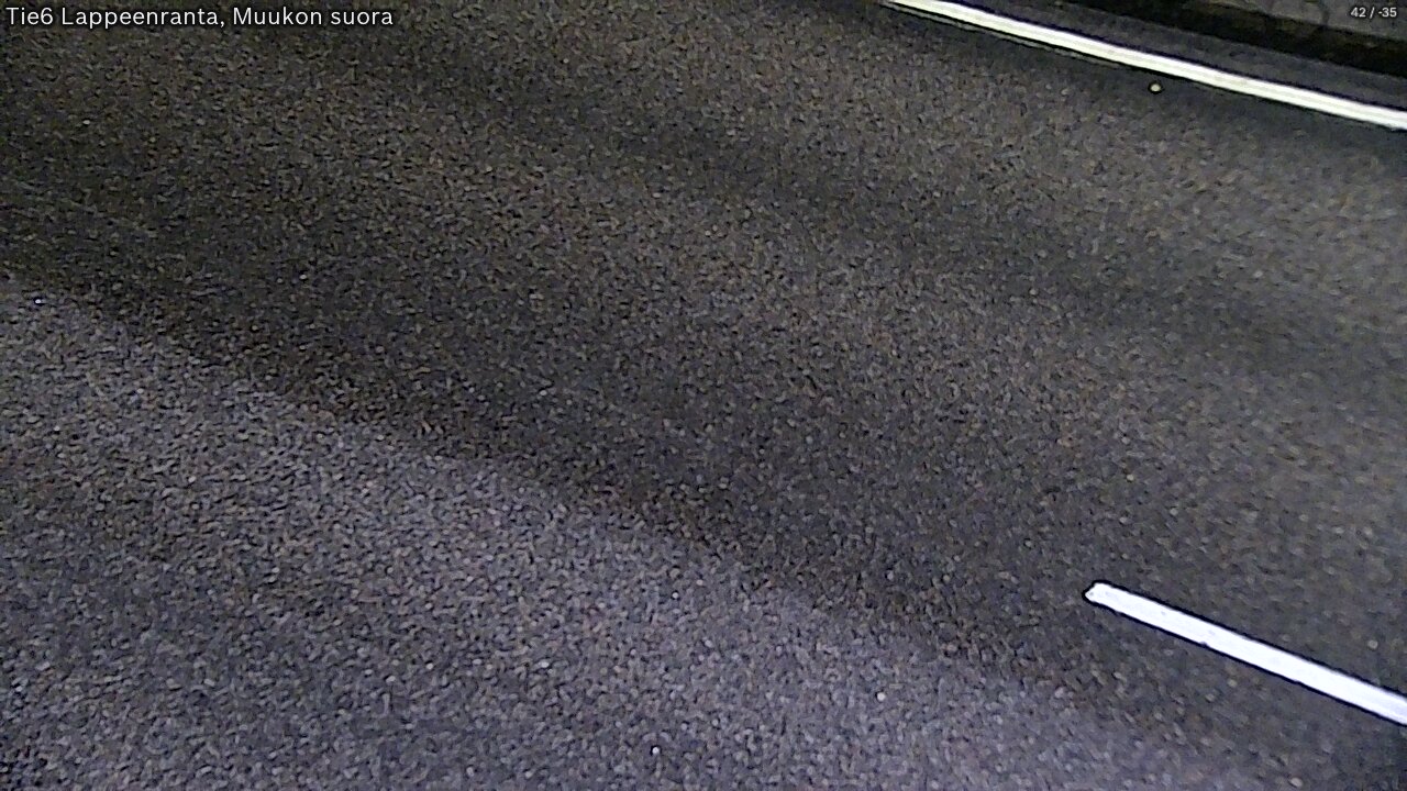 Weather Camera Image Road 6 Lappeenranta, Muukko straight, Lappeenranta, Etelä-Karjala
