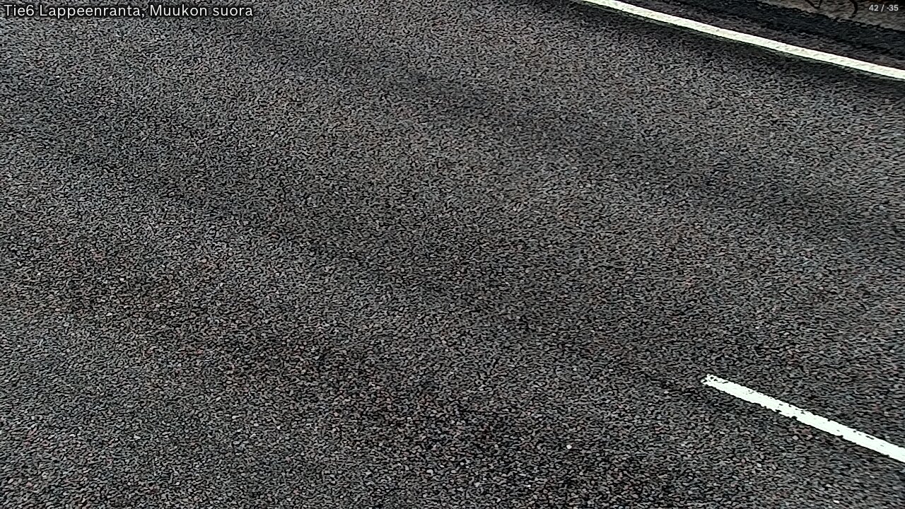Weather Camera Image Tie 6 Villmanstrand, Muukko rakan, Lappeenranta, Etelä-Karjala