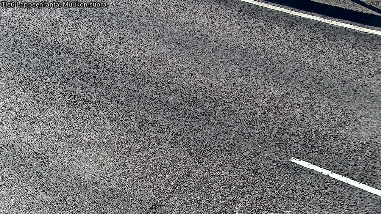 Weather Camera Image Tie 6 Villmanstrand, Muukko rakan, Lappeenranta, Etelä-Karjala