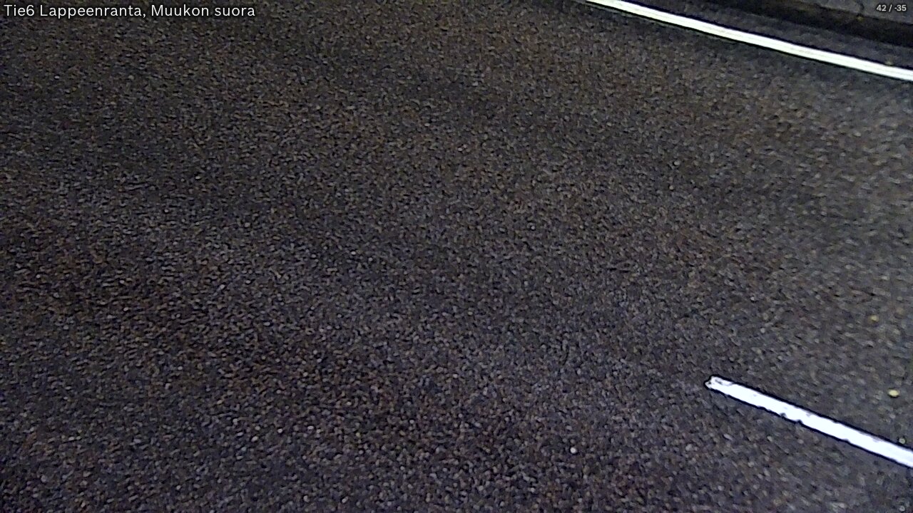 Weather Camera Image Tie 6 Villmanstrand, Muukko rakan, Lappeenranta, Etelä-Karjala